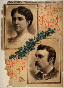 Miss Genevieve Ward - Mr W H Vernon - Weir Collection