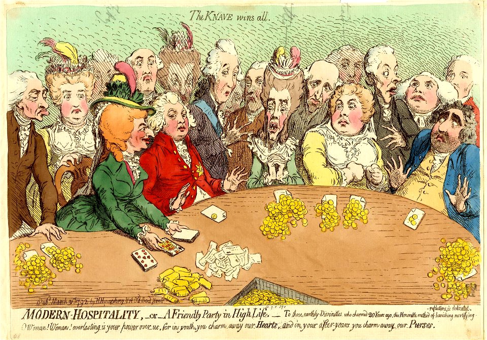 Modern hospitality,-or-a friendly party in high life. (BM 1851,0901.590)