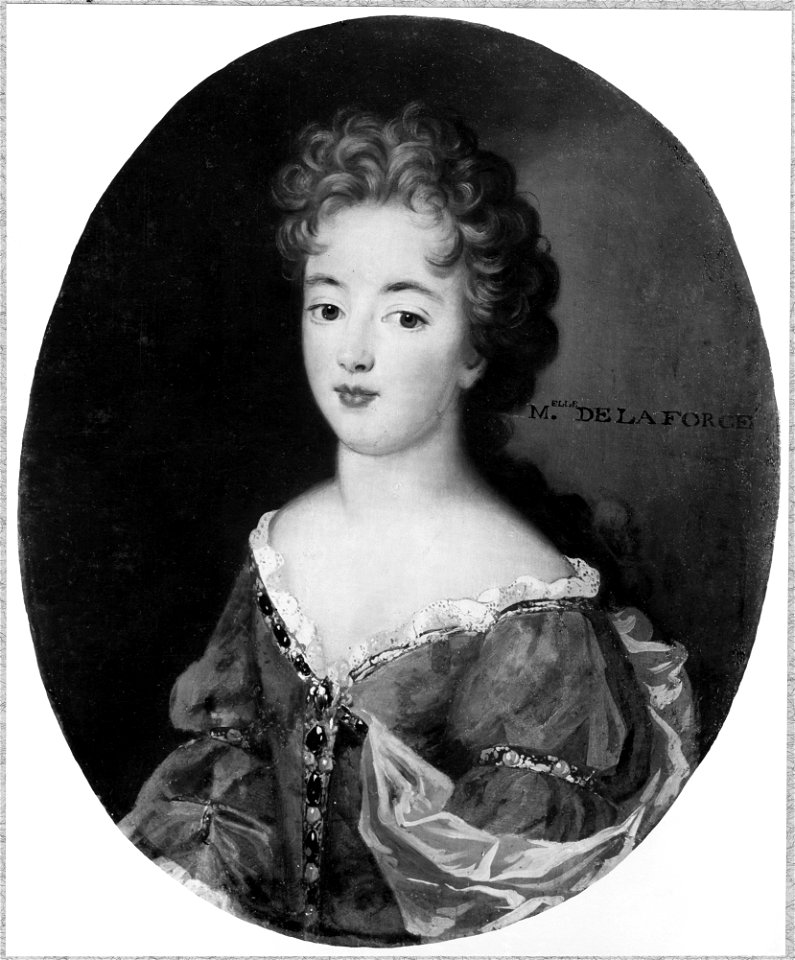 Mlle de la Force, fransk hovdam - Nationalmuseum - 176956