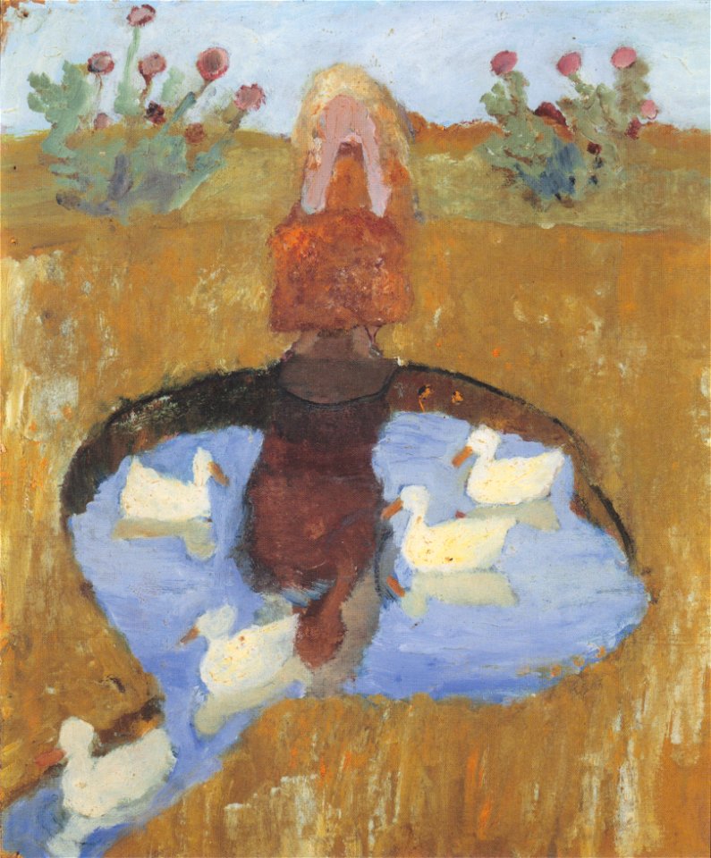 Modersohn-Becker - Mädchen am Ententeich