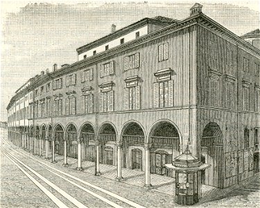 Modena Via Emilia Portico del Collegio