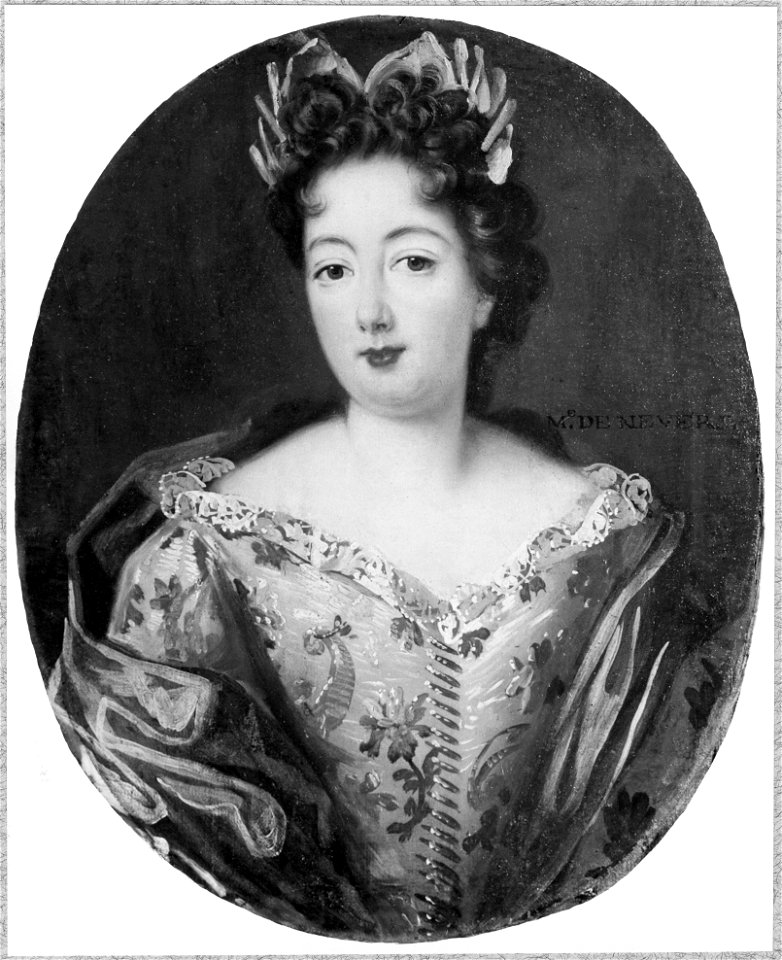 Mme de Nevers, Diane-Gabrielle de Thianges (död 1715) - Nationalmuseum - 176971