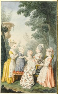 Mme le présidente de Lamoignon et ses enfants