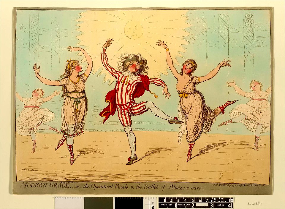 Modern grace, -or- the operatical finale to the ballet of Alonzo e Caro (BM 1868,0808.6527 1)
