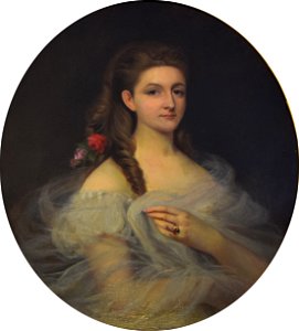 Mme Léon Chevreau, née Elisabeth Alisse (1835-1907), dame d'honneur de l'Impératrice