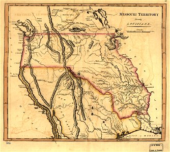 Missouri territory formerly Louisiana. LOC 2001620466
