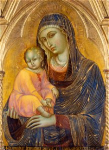 Barnaba da Modena - Madonna and Child - Google Art Project. Free illustration for personal and commercial use.