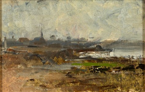Misty Shore. Study (Emma Löwstädt-Chadwick) - Nationalmuseum - 20668
