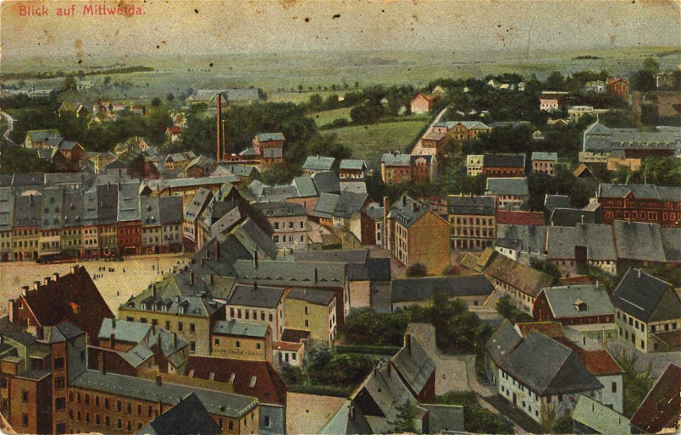 Mittweida, Sachsen - Stadtansicht (2) (Zeno Ansichtskarten)