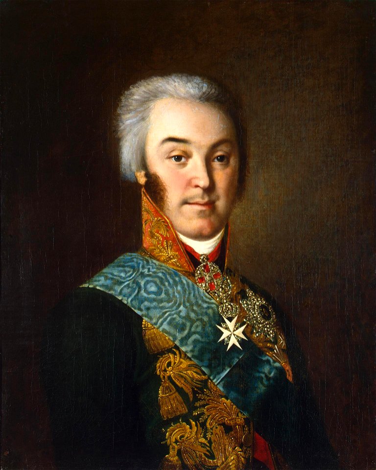 Nikolay Petr. Sheremetev by N.Argunov (1800s, Hermitage)