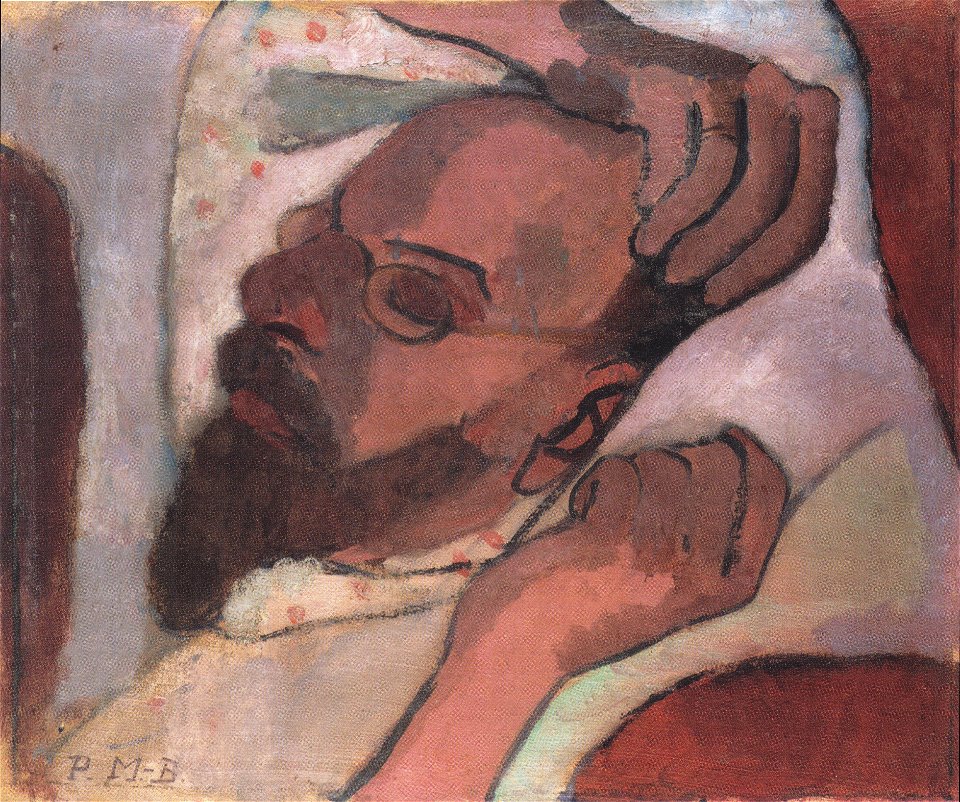 Modersohn-Becker - Otto Modersohn, schlafend