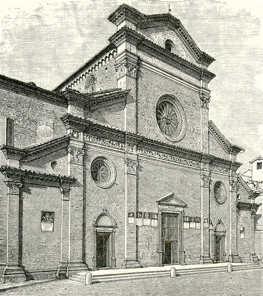 Modena facciata della chiesa di San Pietro