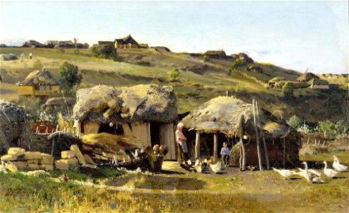 Nikolay Dubovskoy V derevne Na Donu 1887