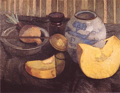 Modersohn-Becker - Stillleben mit Kürbis