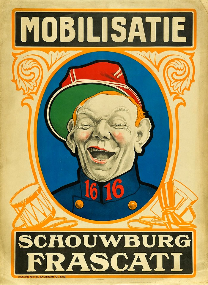 Mobilisatie. Schouwburg Frascati