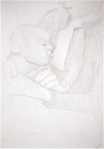 Modersohn-Becker - Stillende Mutter mit Kind
