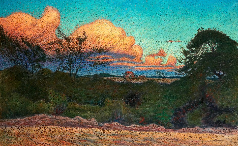 Nils Kreuger - Tågande skyar (1901)