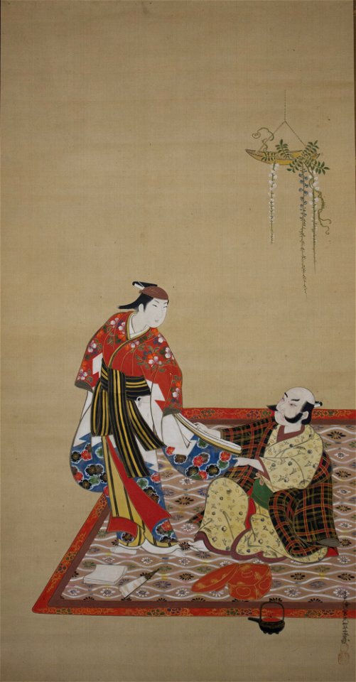 Miyagawa Isshō - Samurai and Wakashu (Bushi to wakashu) - 2018.853.25 - Metropolitan Museum of Art