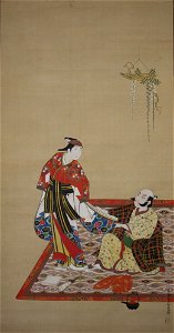 Miyagawa Isshō - Samurai and Wakashu (Bushi to wakashu) - 2018.853.25 - Metropolitan Museum of Art