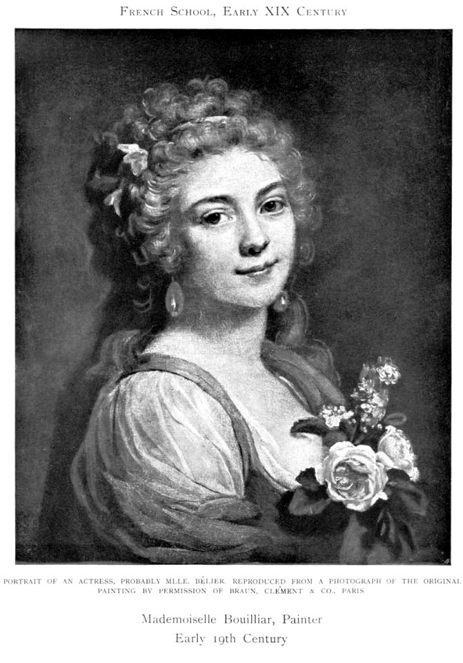 Mlle. Bouilliar - Portrait of an Actress