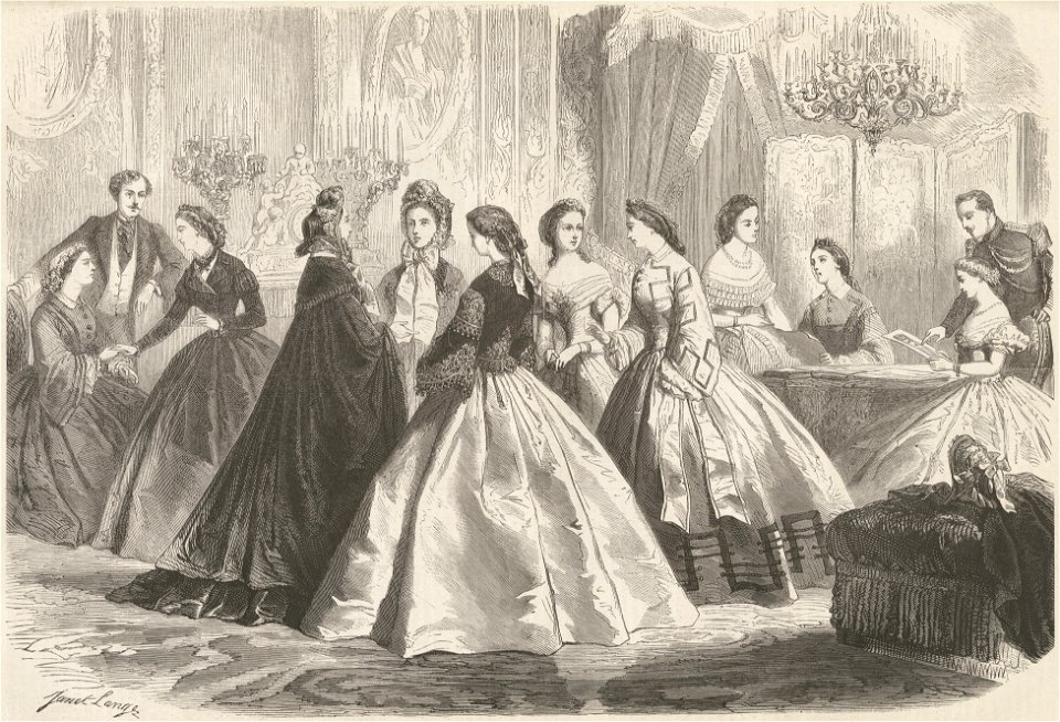 Modes d'hiver, Illustration, 1861-12-14