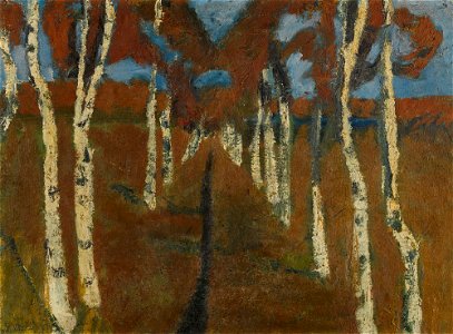 Paula Modersohn-Becker - Birkenweg (ca. 1899)
