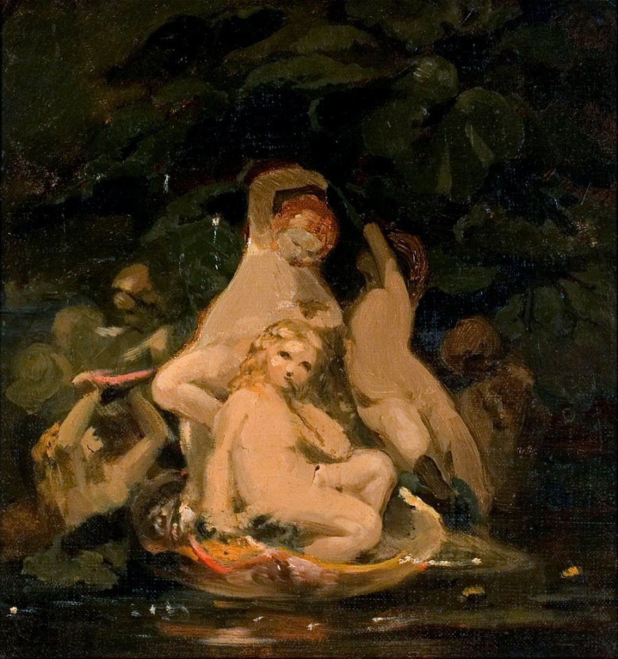 Nils Jakob Olsson Blommér - Nymfejä - A I 456-3 - Finnish National Gallery