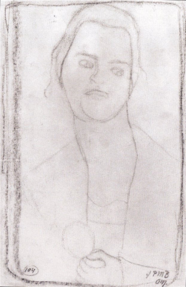 Modersohn-Becker - Studie zum Bildnis „Clara Rilke-Westhoff“