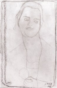 Modersohn-Becker - Studie zum Bildnis „Clara Rilke-Westhoff“