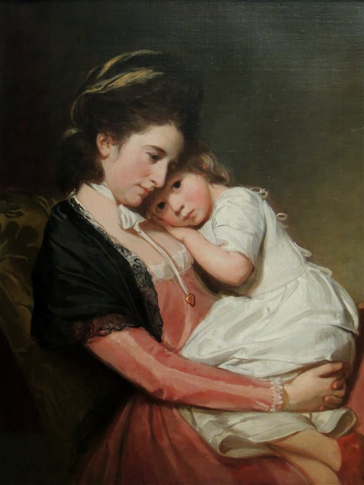 Mme Johnstone et son fils (Romney)