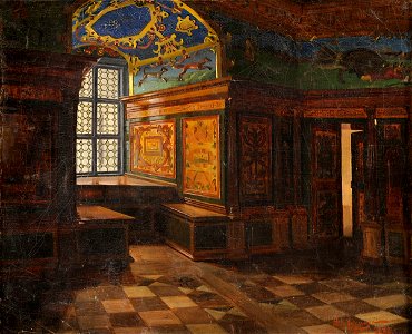 Nils Kreuger Schlossinterieur 1880