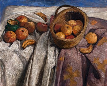 Paula Modersohn-Becker - Stillleben mit Äpfeln und Bananen (1905)