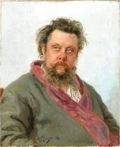 Modest Músorgski, por Iliá Repin