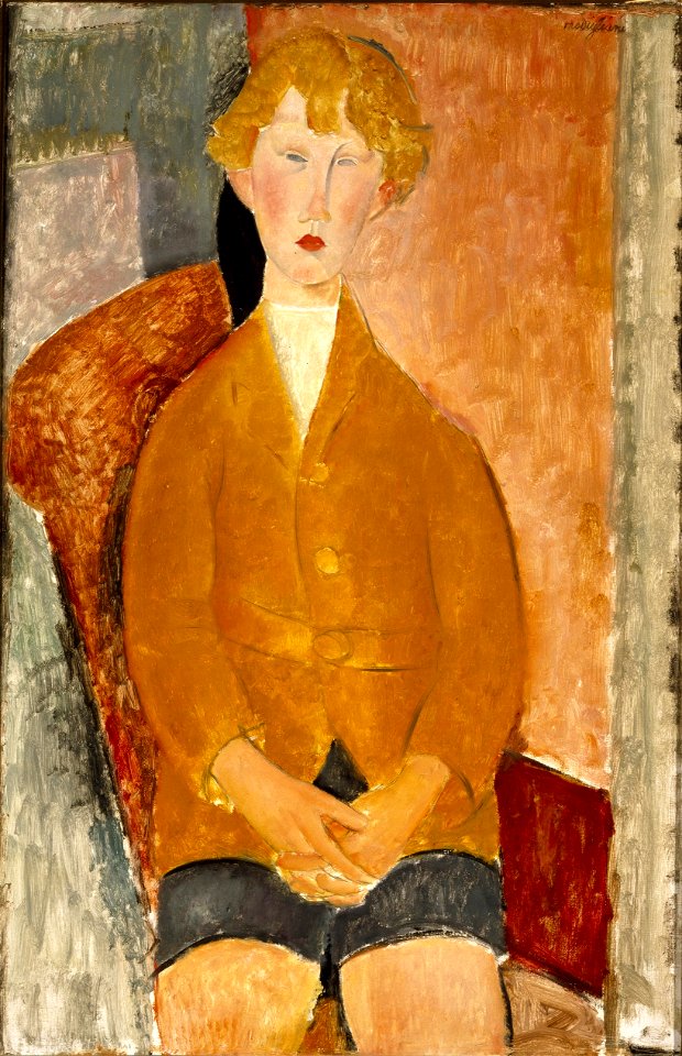 Boy in Short Pants by Amedeo Modigliani