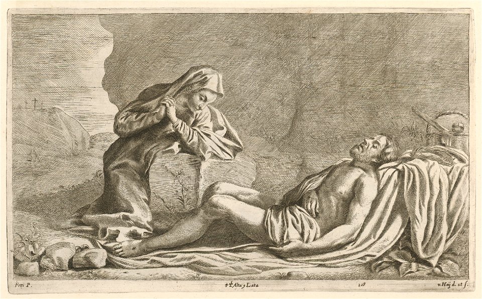 Nikolaus van Hoy after Domenico Fetti - Lamentation SVK-SNG.G 11965-219