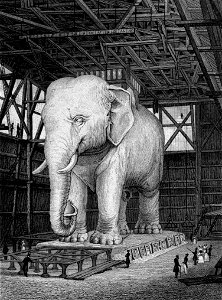 Model of the Elephant for the Place de la Bastille, 1831