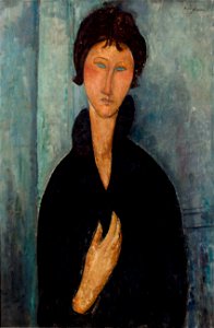 Modigliani - Femme aux yeux bleus (amvp 1681 552639). Free illustration for personal and commercial use.