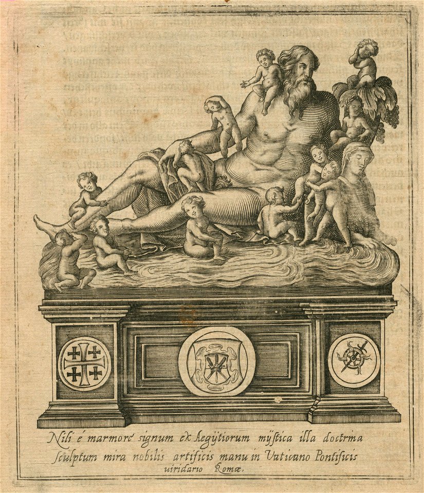 Nili é marmori signum ex Aegÿtiorum mÿstica illa doctrma sculptum mira nobilis artificis manu in Vaticano pontificis - Breuning Von Buchenbach Hans Jacob - 1612