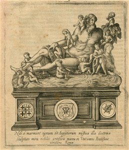 Nili é marmori signum ex Aegÿtiorum mÿstica illa doctrma sculptum mira nobilis artificis manu in Vaticano pontificis - Breuning Von Buchenbach Hans Jacob - 1612