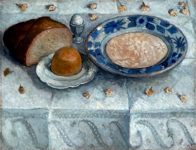 Paula Moderson-Becker - Stilleben mit Milchsatte (1905)