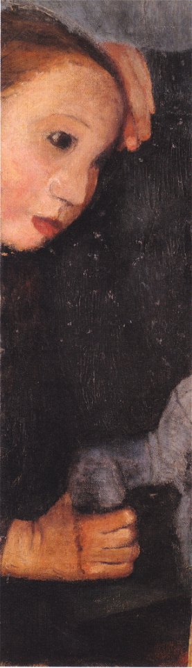 Modersohn-Becker - Mädchen mit Holzpferdchen - ca1903