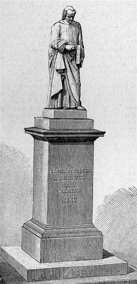 Modena – Monumento a L. A. Muratori (xilografia)
