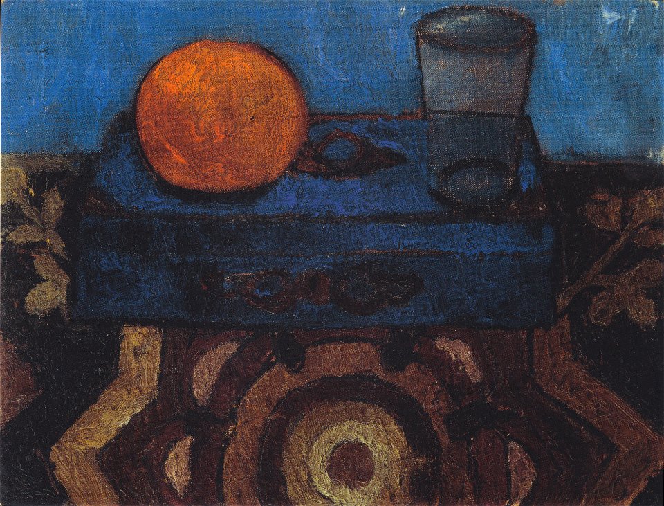 Modersohn-Becker - Stillleben mit blauem Kasten - 1907