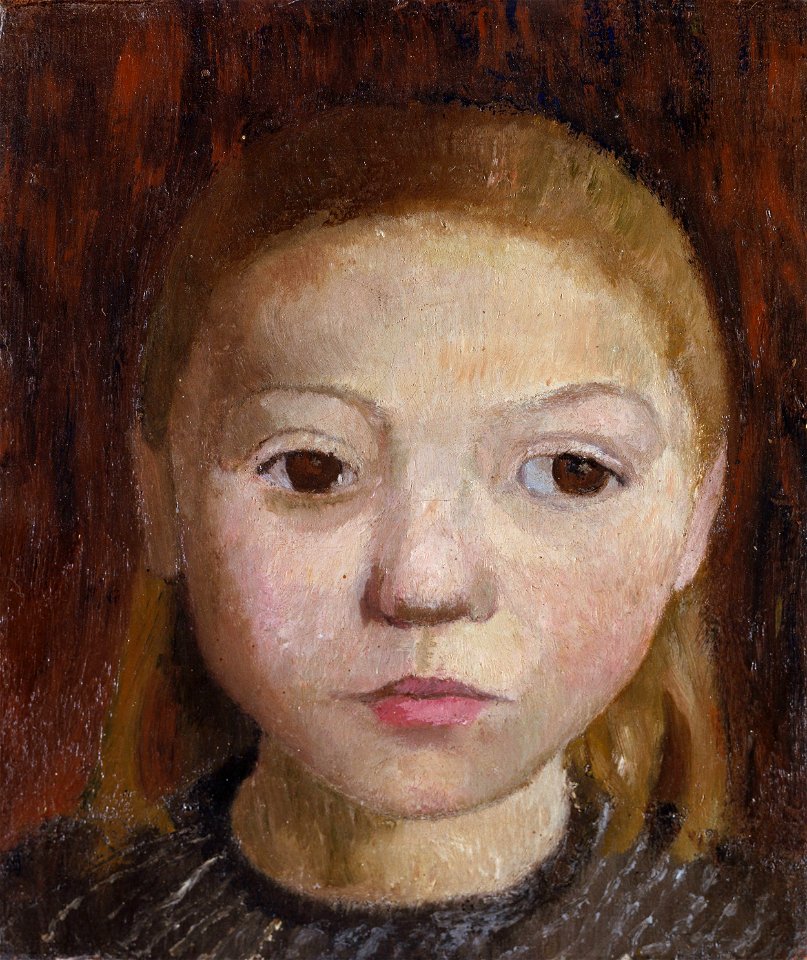 Paula Modersohn-Becker - Mädchenkopf (1906)