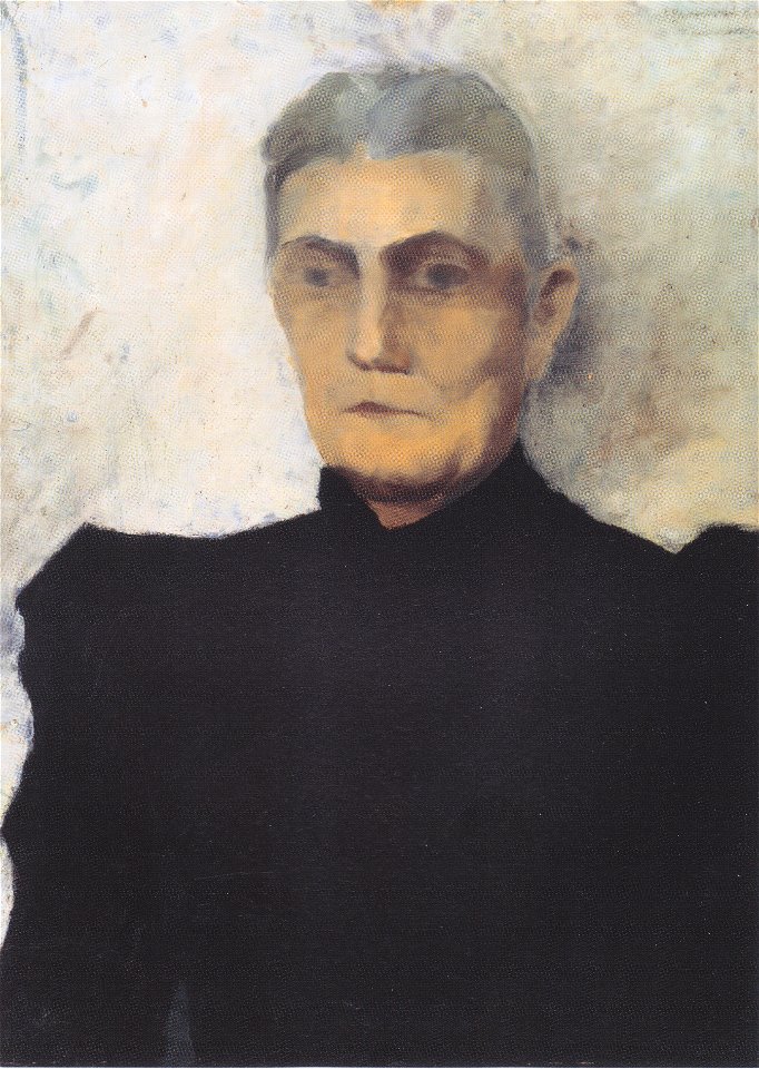 Modersohn-Becker - Brustbild einer alten Frau