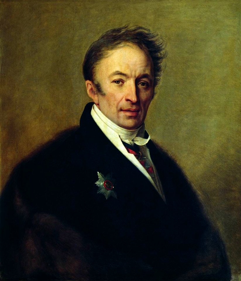 Nikolay Karamzin by Alexey Venezianov (1828, National Pushkin Museum)