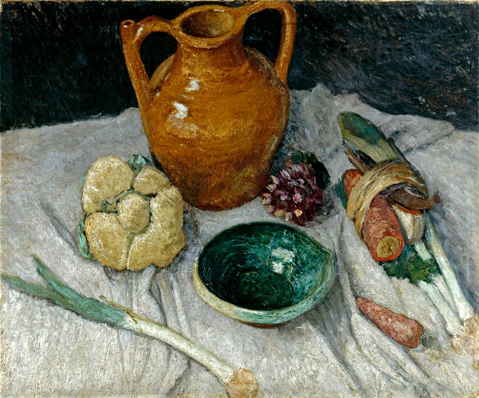 Paula Modersohn-Becker - Nature morte avec cruche jaune - 1905