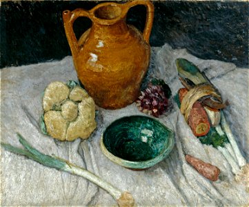 Paula Modersohn-Becker - Nature morte avec cruche jaune - 1905