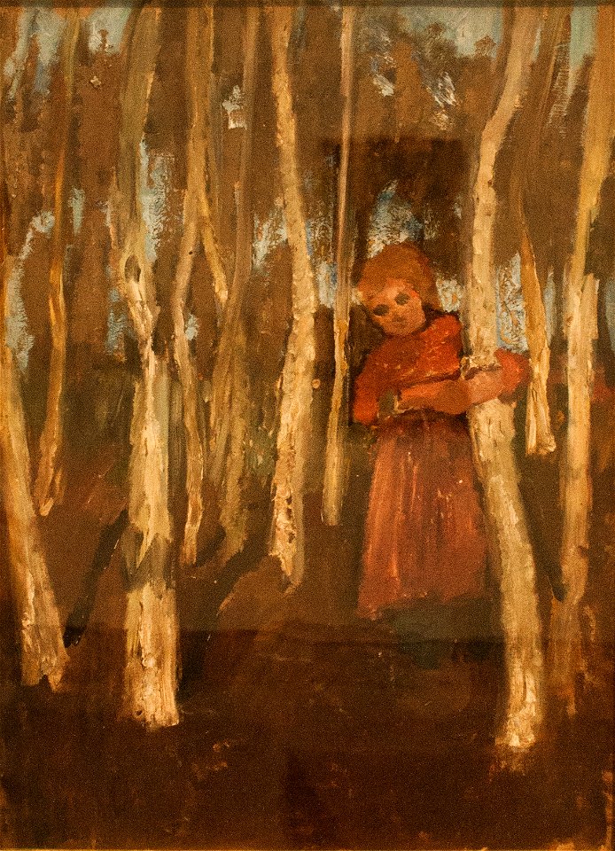 Modersohn-Becker - Girl in a Birch Forest