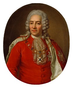 Nils Esbjörnsson Reuterholm, 1676-1756, gift med Hedvig Sofia von Leopold (Ulrica Fredrica Pasch) - Nationalmuseum - 39014